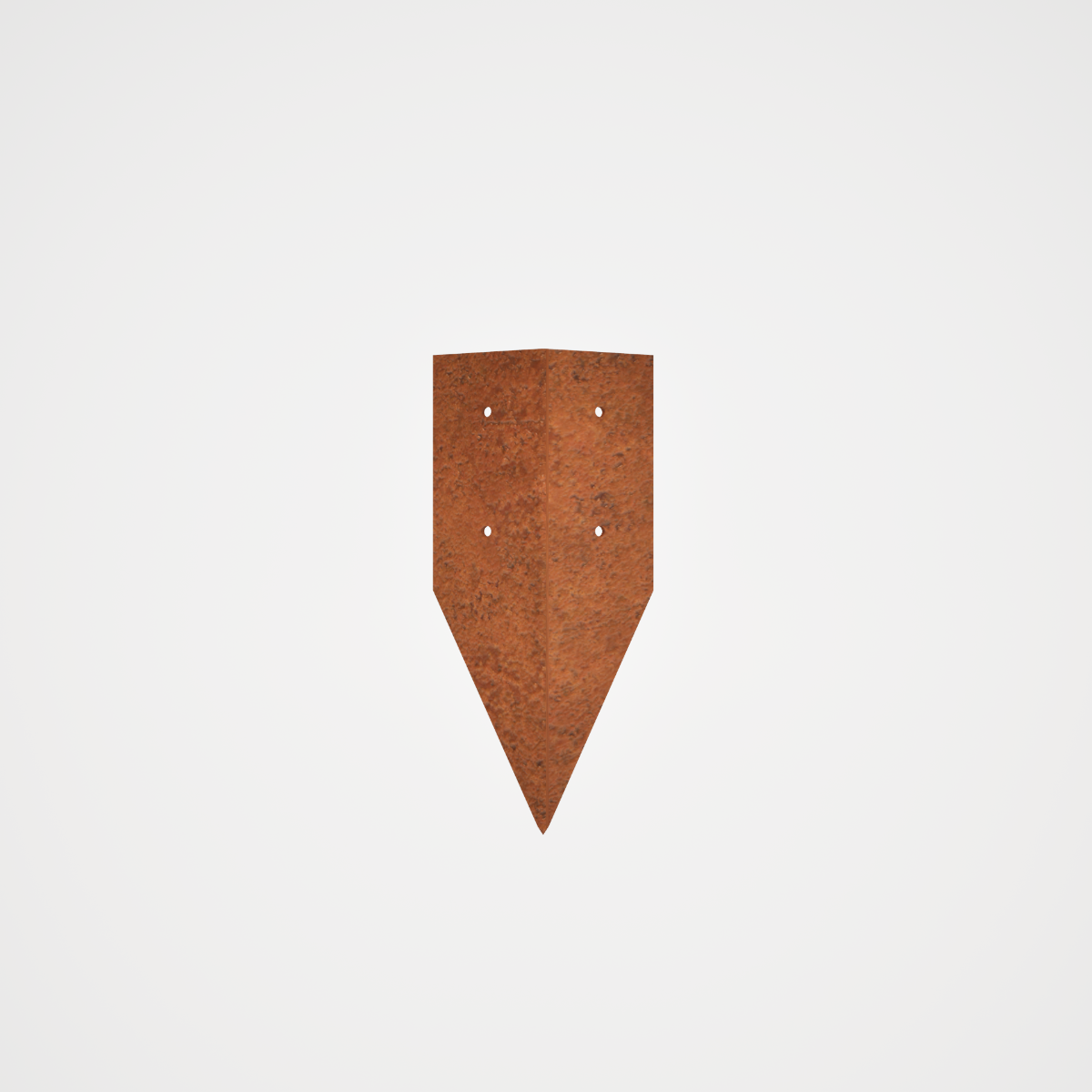 100 mm High. Corten Steel Garden Edging 3.00 mm Thick