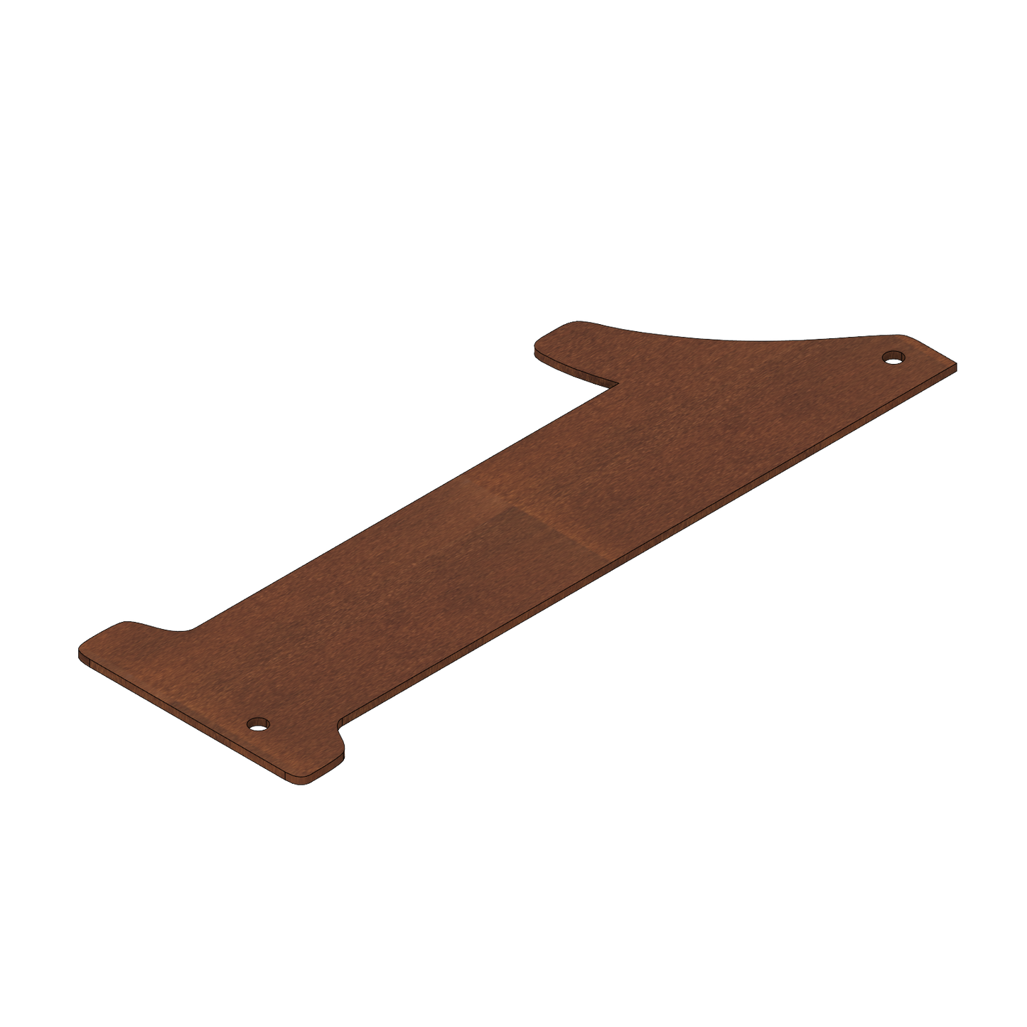 Corten Steel House Numbers Bernard (300 mm)