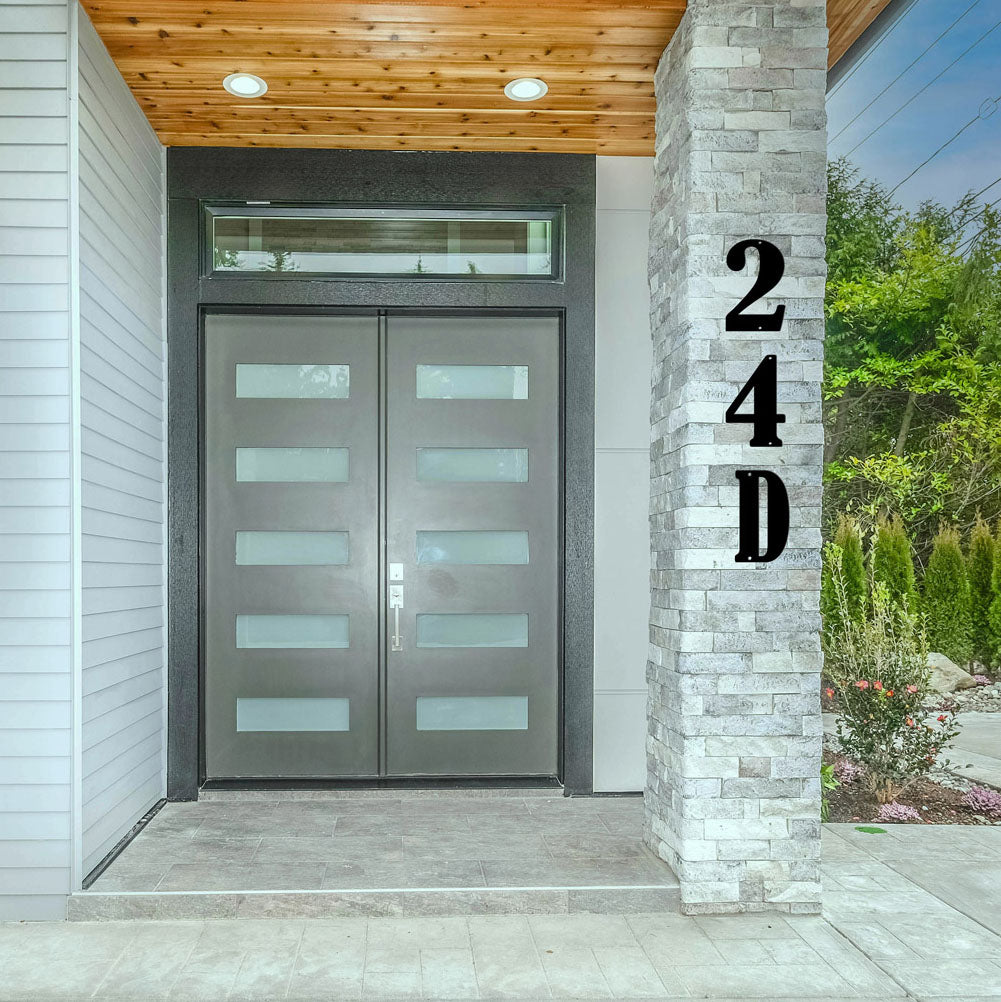 Powder Coated House Numbers Bernard (300 mm)