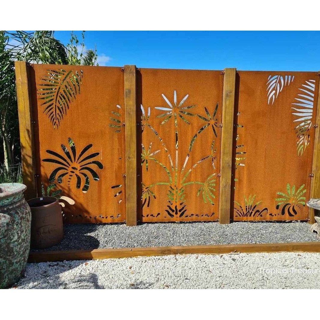 Decorative Garden Screens - The Palm Grove