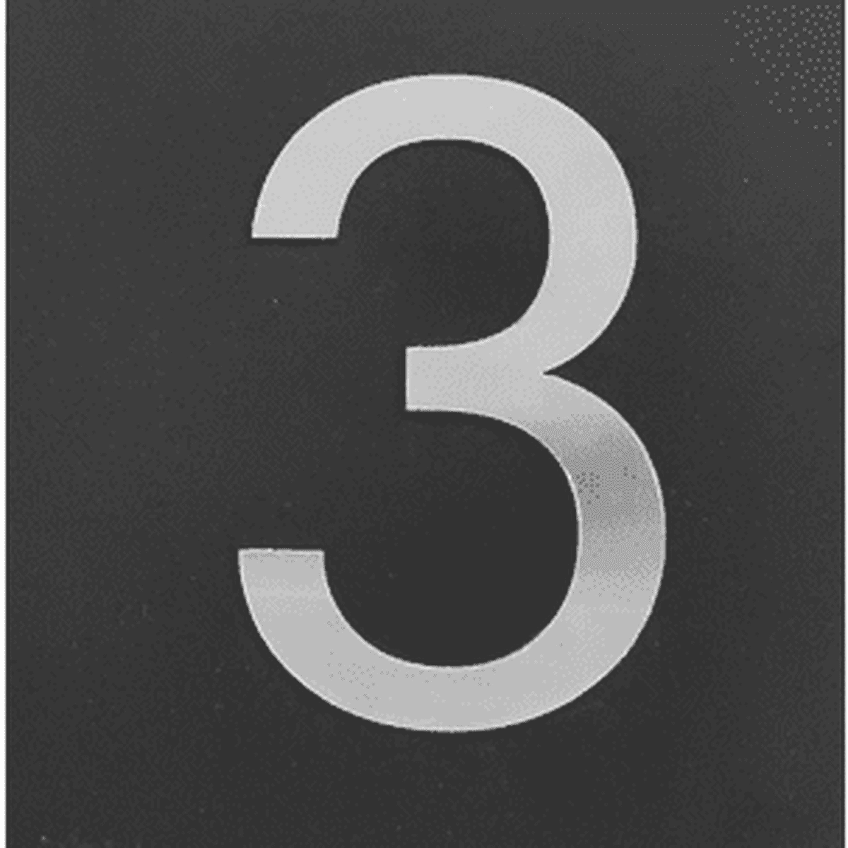 Stainless Steel House Numbers MS San Medium (200mm)