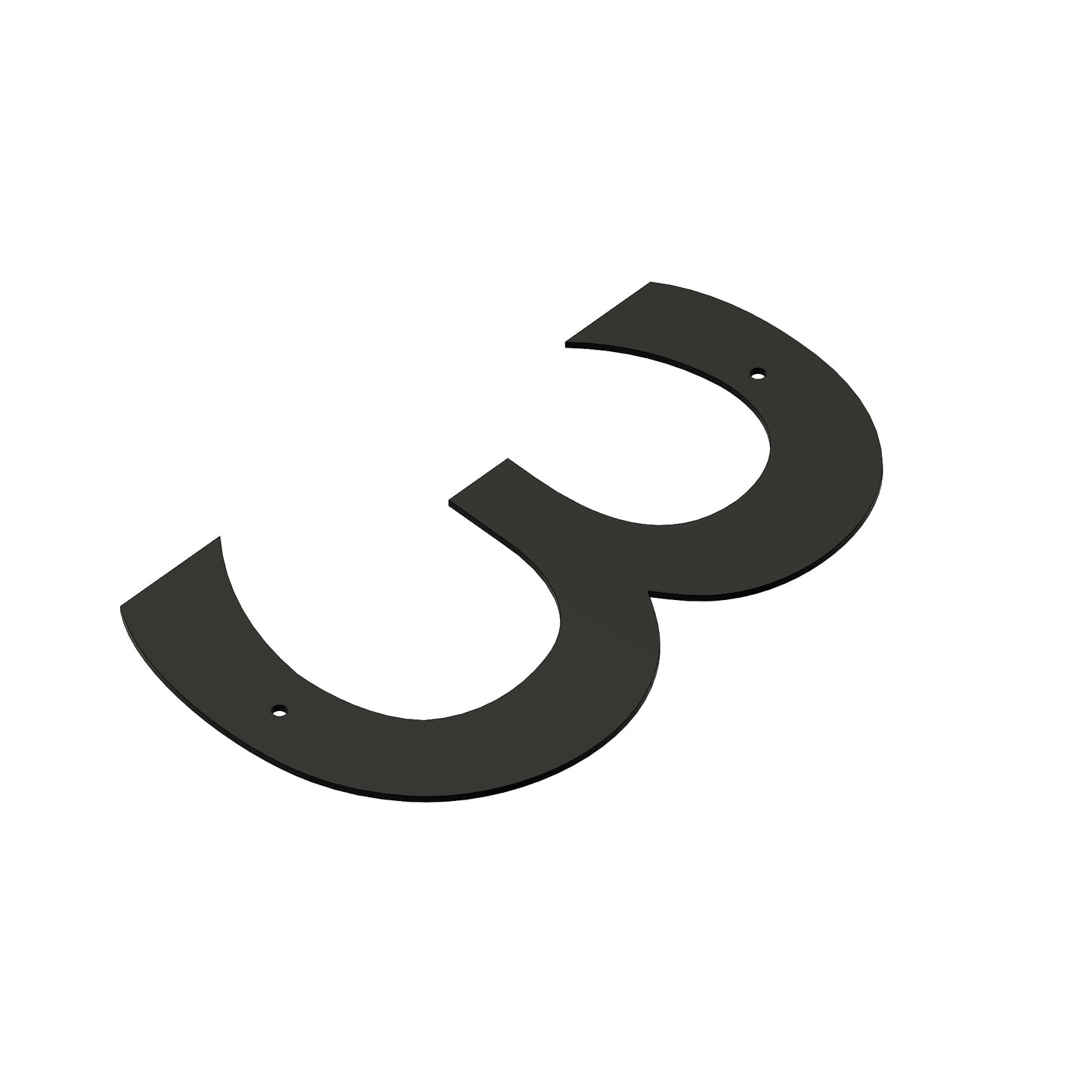 Powder Coated House Numbers Highway (200 mm)