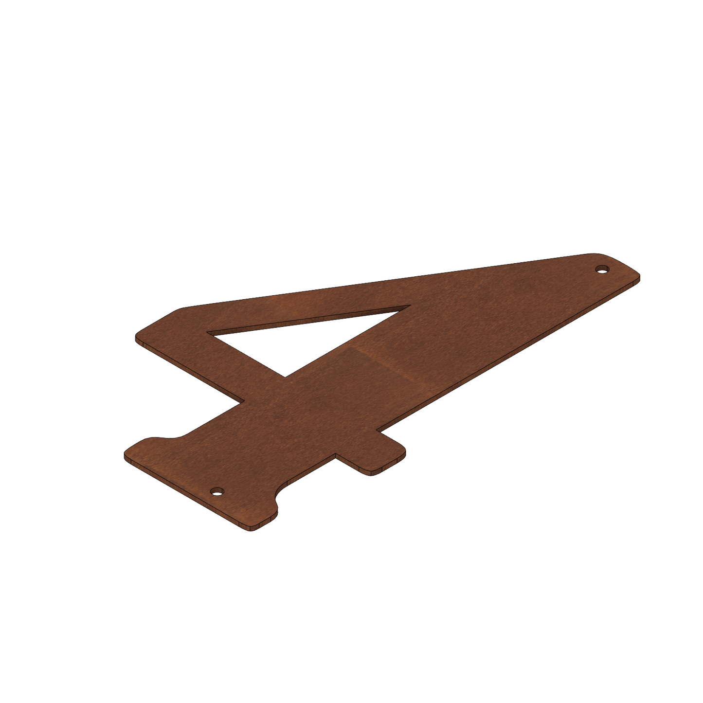 Corten Steel House Numbers Bernard (300 mm)