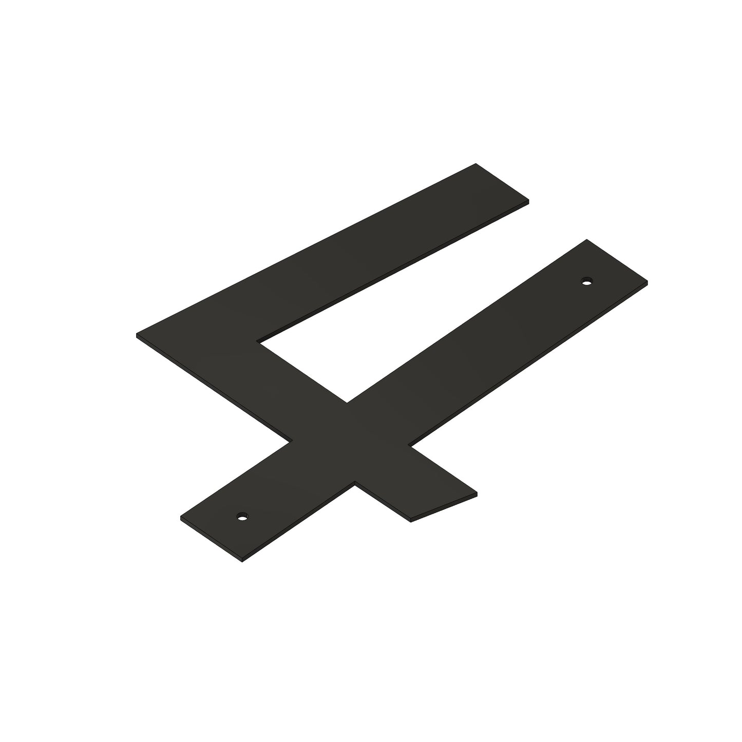 Powder Coated House Numbers Highway (200 mm)