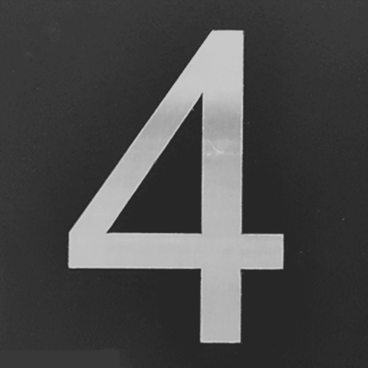 Stainless Steel House Numbers MS San Medium (200mm)