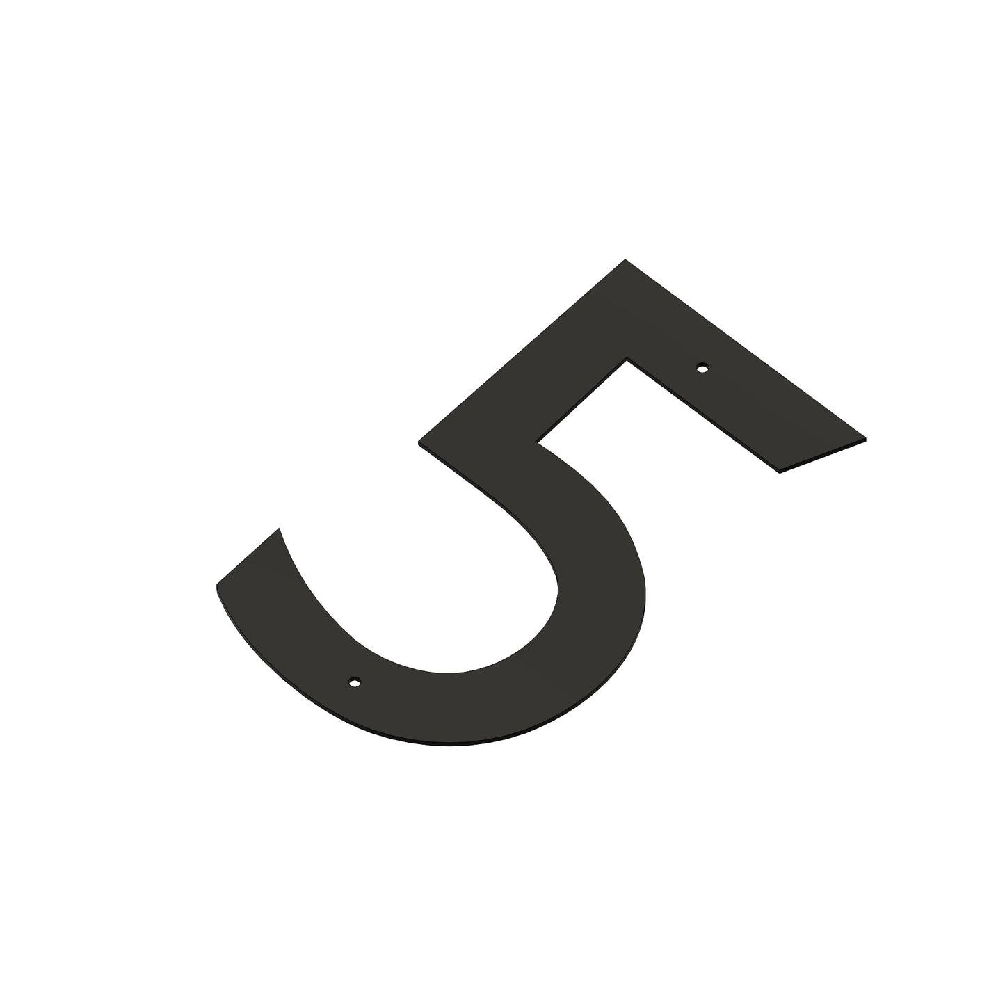 Powder Coated House Numbers Highway (200 mm)