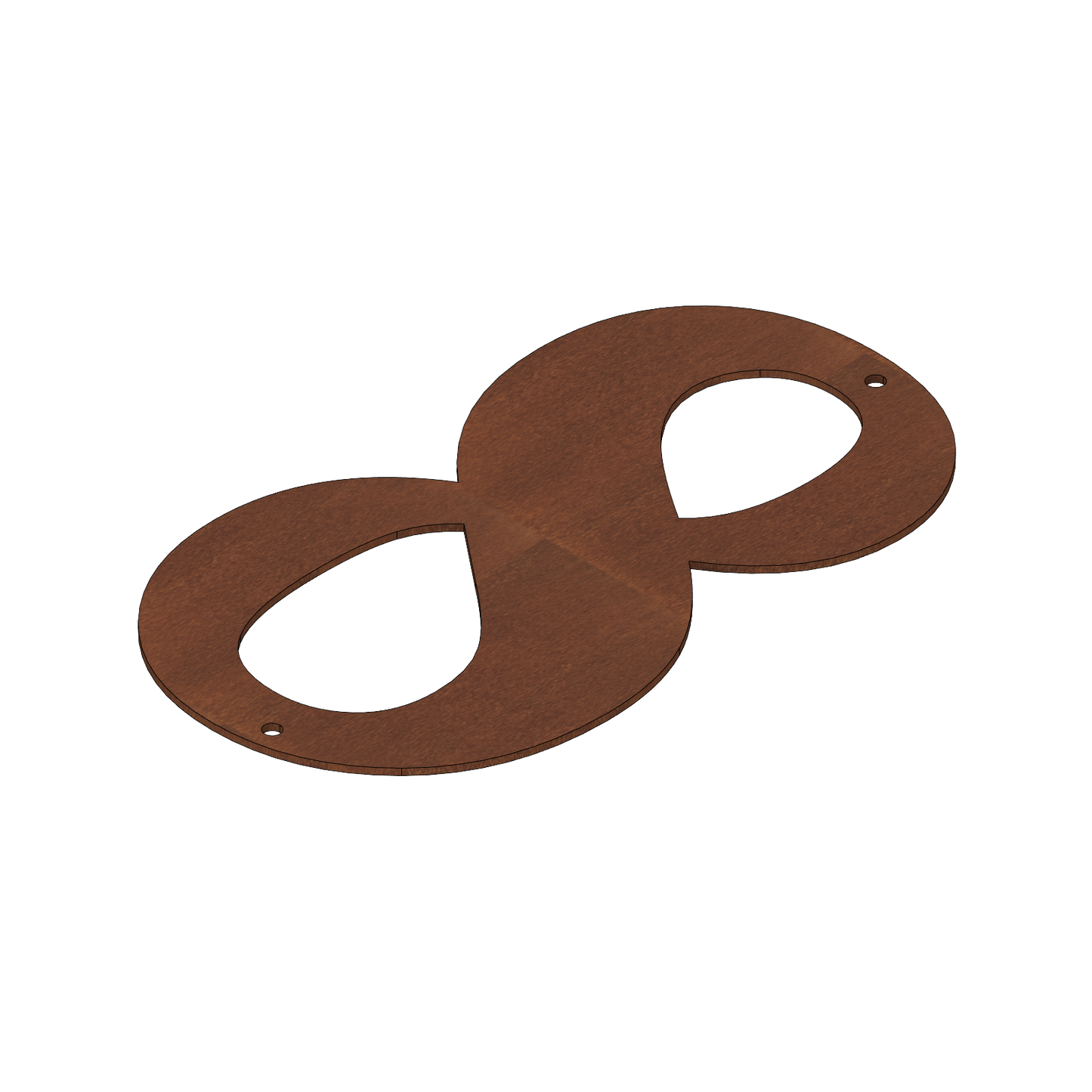 Corten Steel House Numbers Bernard (300 mm)