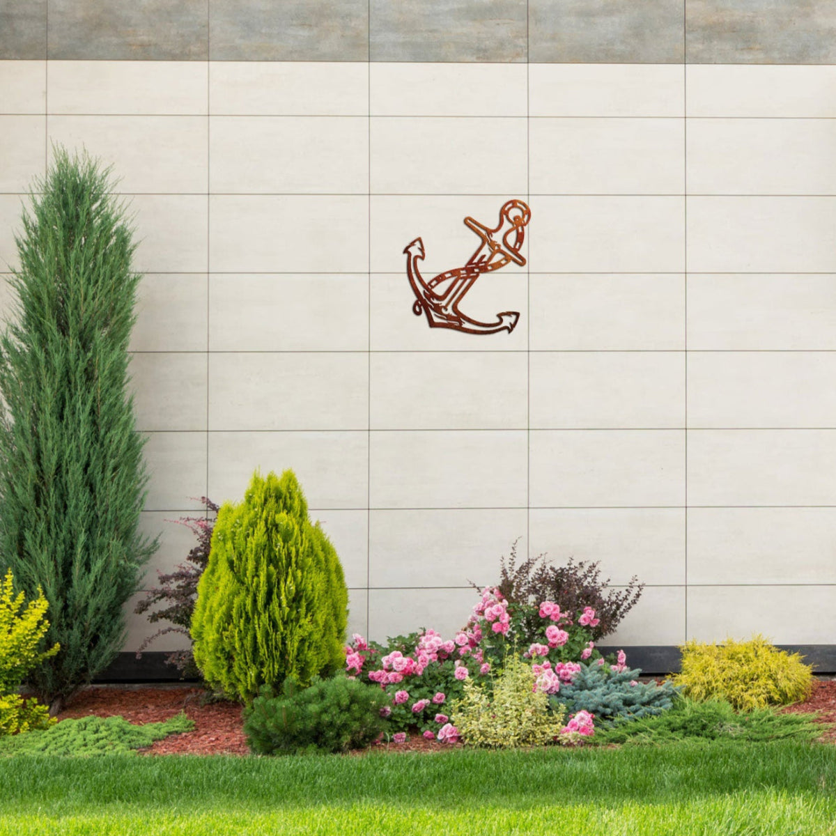 Anchor Corten Steel Wall Art