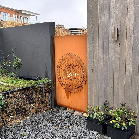 Garden Privacy Doors & Pedestrian Gate  - Mandala