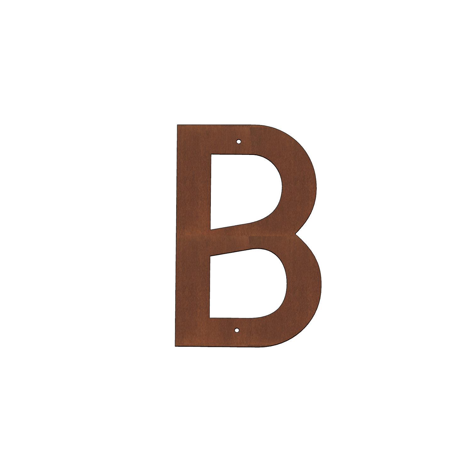 Corten Steel House Numbers "Highway" Small (200 mm)