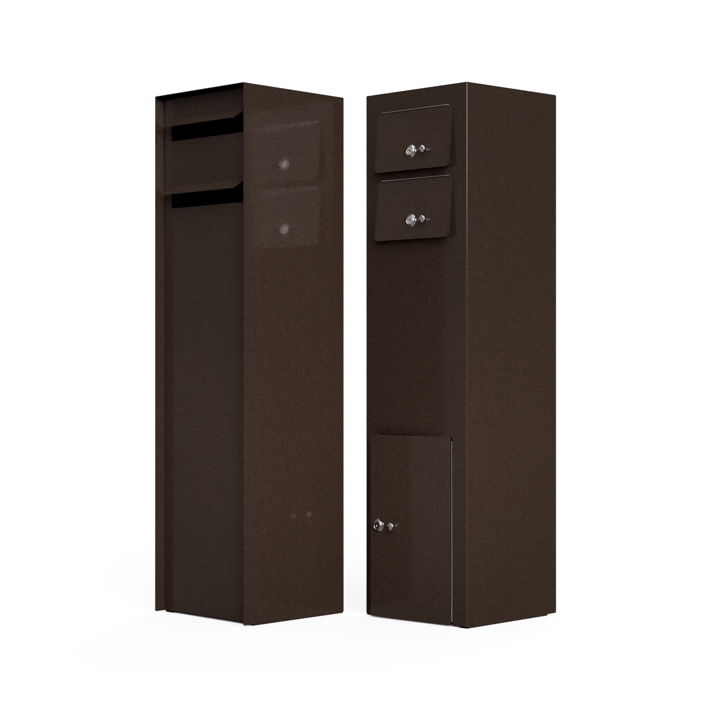 "SONI" Double Slot Tower Type Free Standing Letterbox