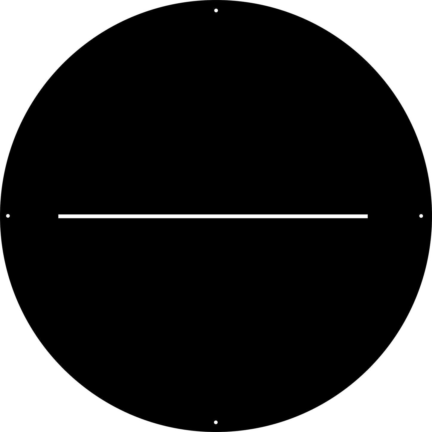 House Number & Address Sign - Small 40cm Circular