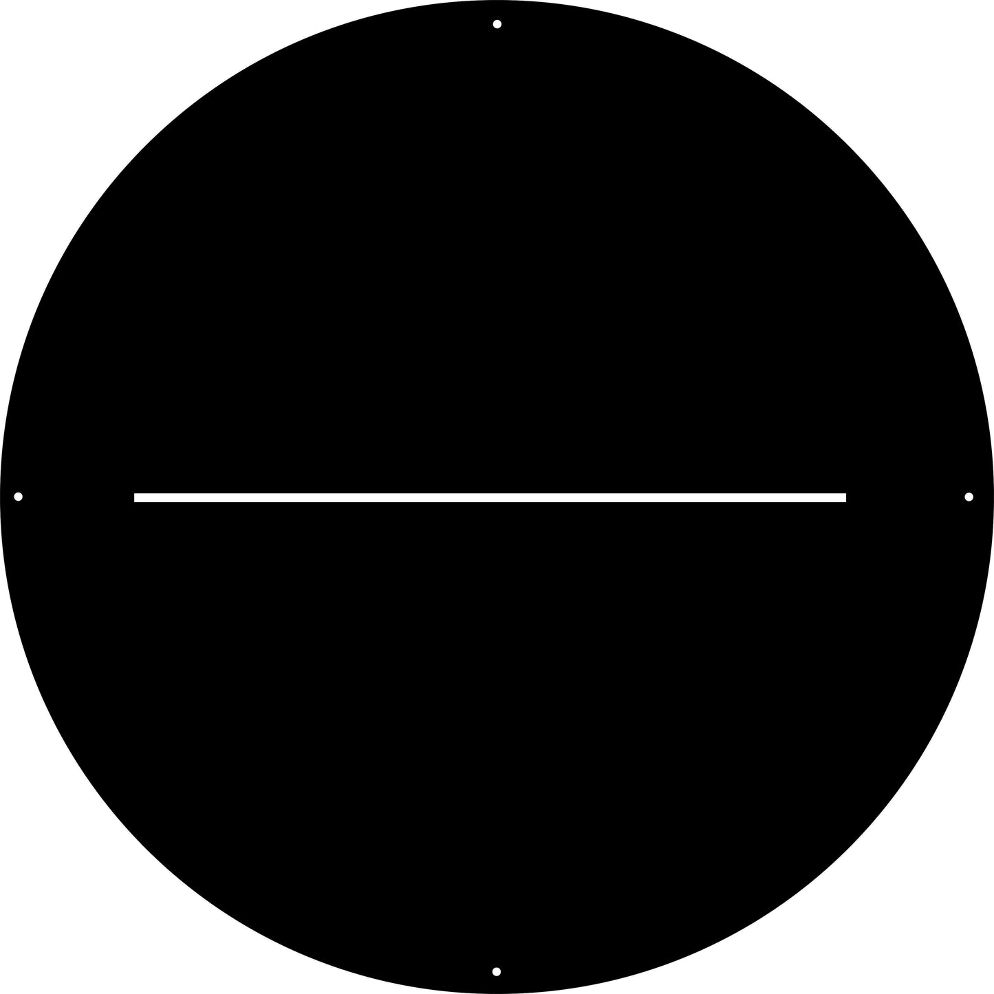 Make Your Personalized House Numbers & Address Sign Plate - Medium 60cm Circular