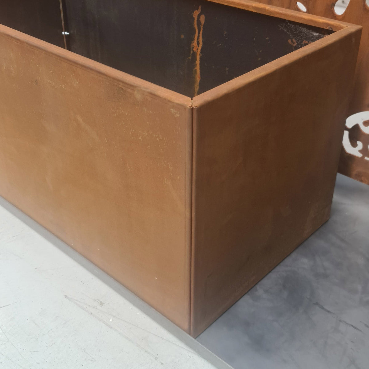 " FlexiPatch " Modular Corten Steel Planter Boxes – Veggie Beds - 400 mm High