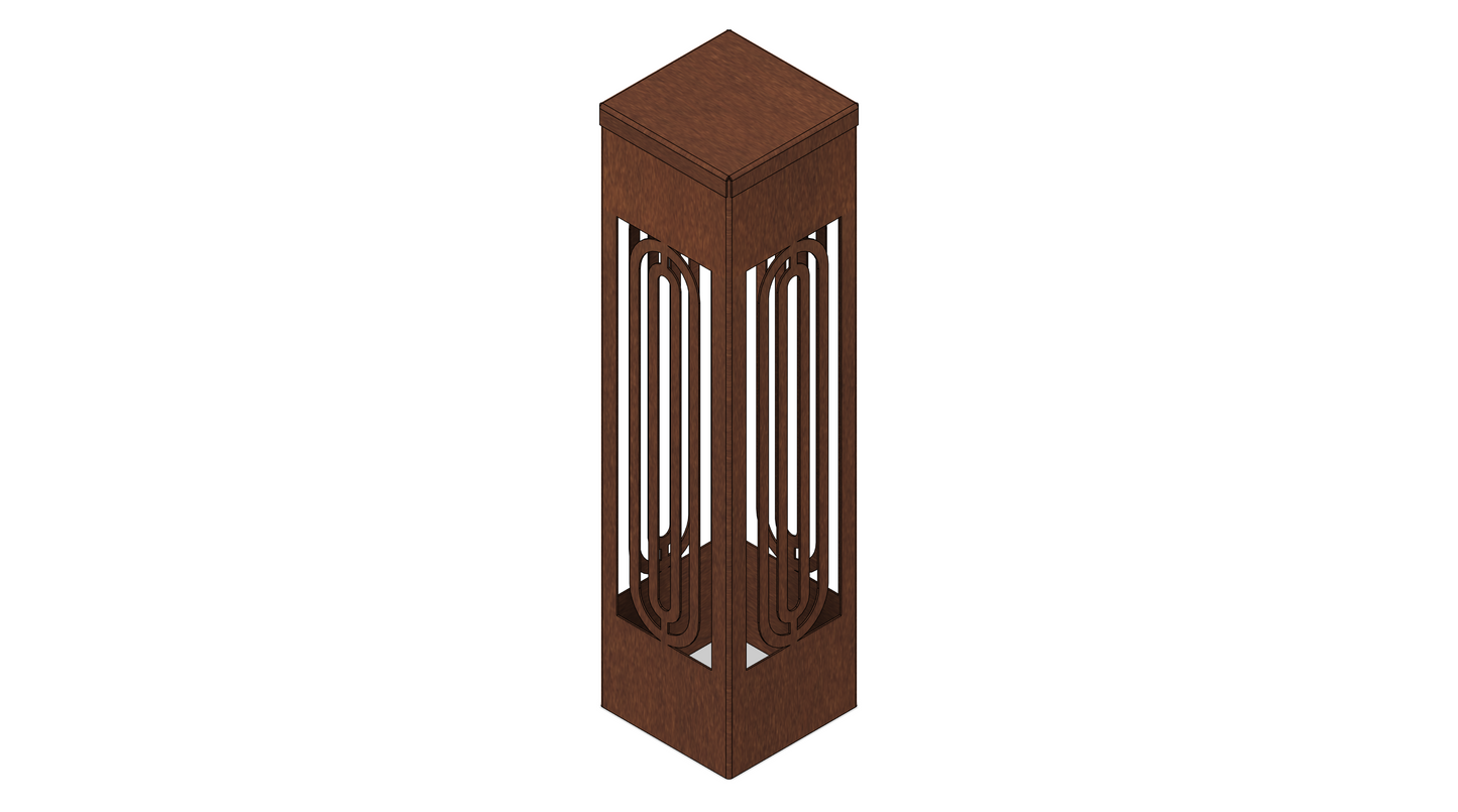CurvaGrid - Landscape Solar Glow Bollards