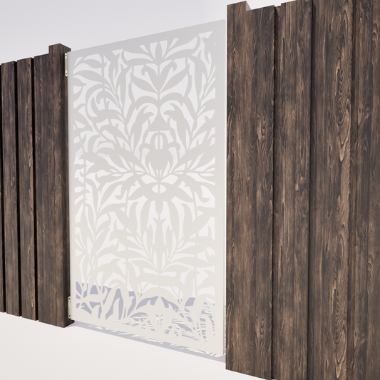 Pedestrian Gate  - Drop Leaf I Corten Steel Or Powder Coated Aluminium