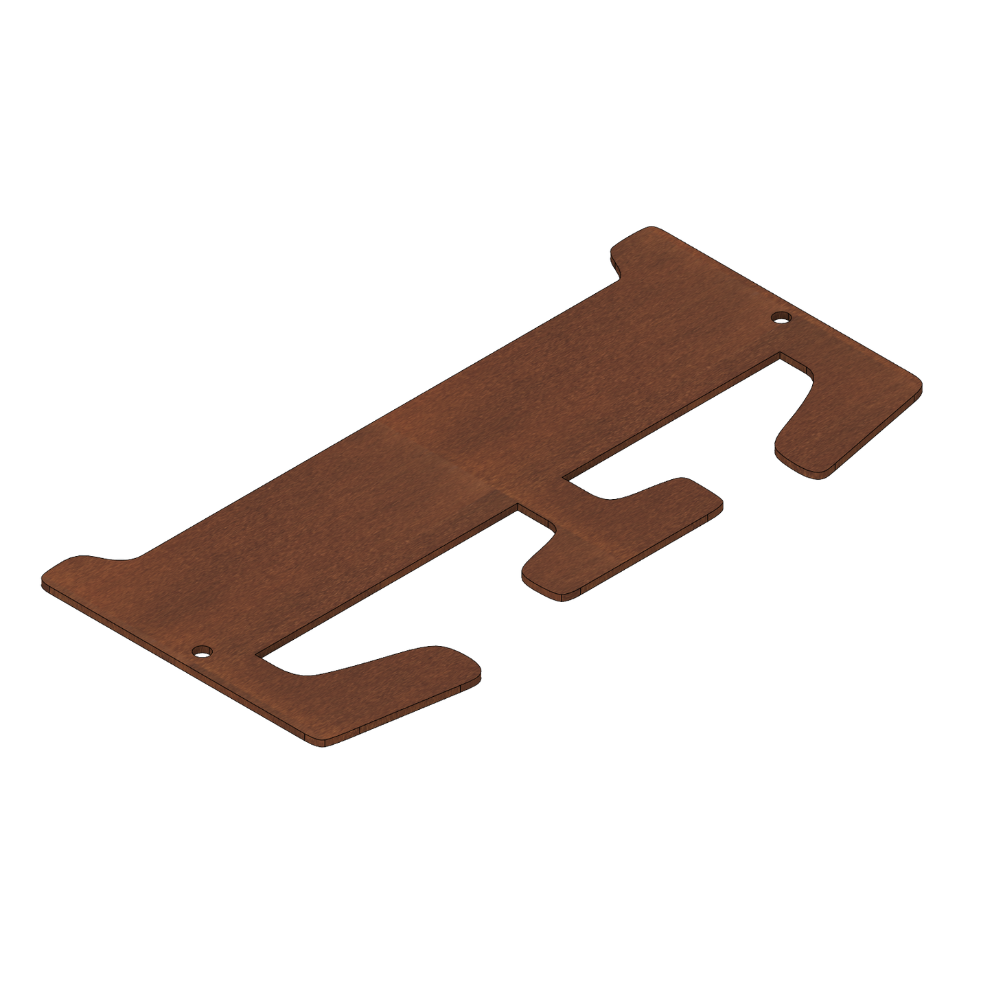 Corten Steel House Numbers Bernard Small (200mm)