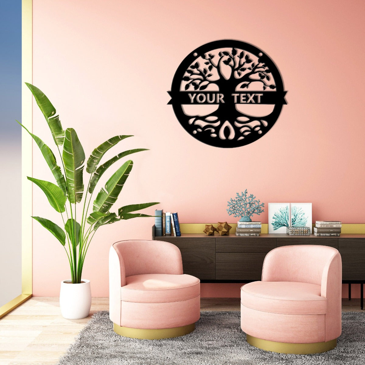 Family Tree - Address Plate & Monogram