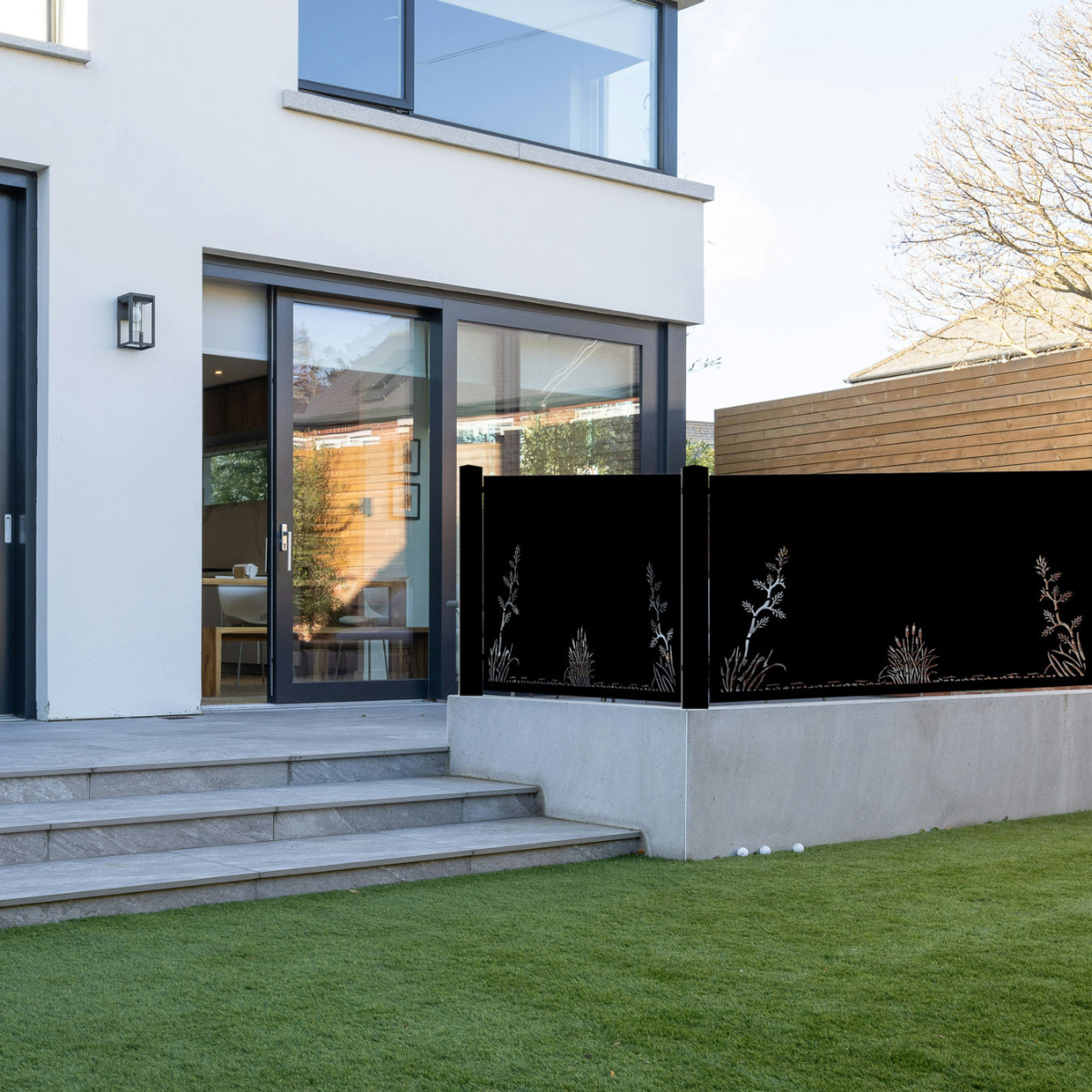 Flax 1 - Kiwi Bush Collection of Balustrades ( 1735 x 1100 mm )