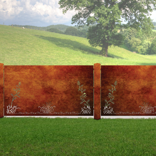 Flax & Tui - Kiwi Bush Canvas Collection of Balustrades ( 1735 x 1100 mm )