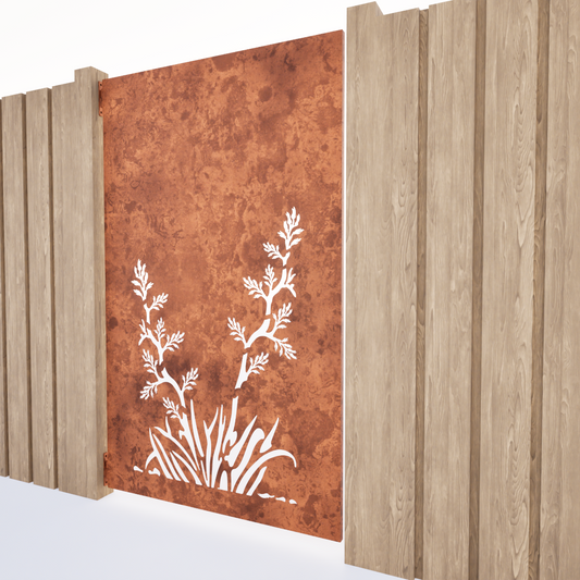 Flaxpod - Pedestrian Gate | Corten or Aluminium NZ