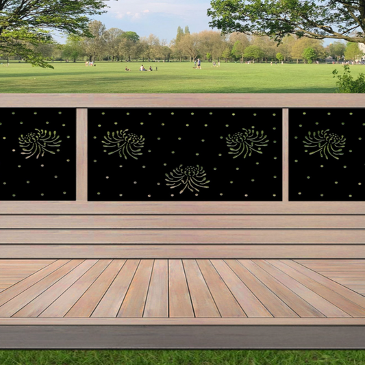 Flower Polka - Decorative Balustrade Panel