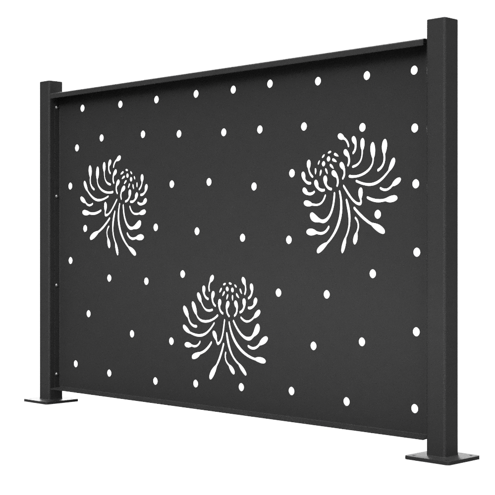 Flower Polka Balustrade Design