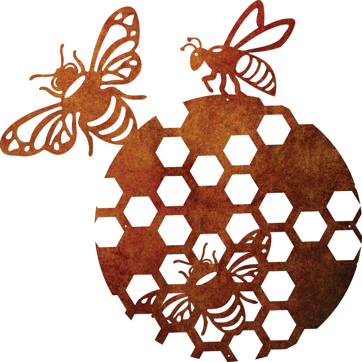 Honey Bee in Beehive - Laser cut wall Art