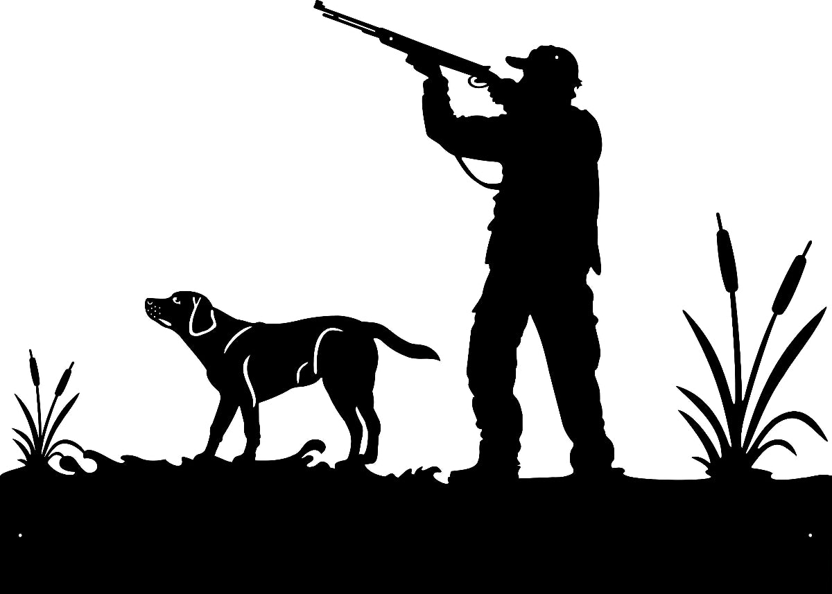Hunting- Wall & Garden Metal Art