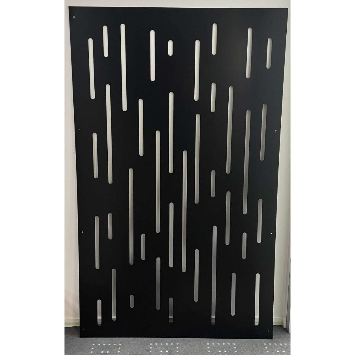 Vertical Lines - Corten Steel & Aluminium Fence Panel