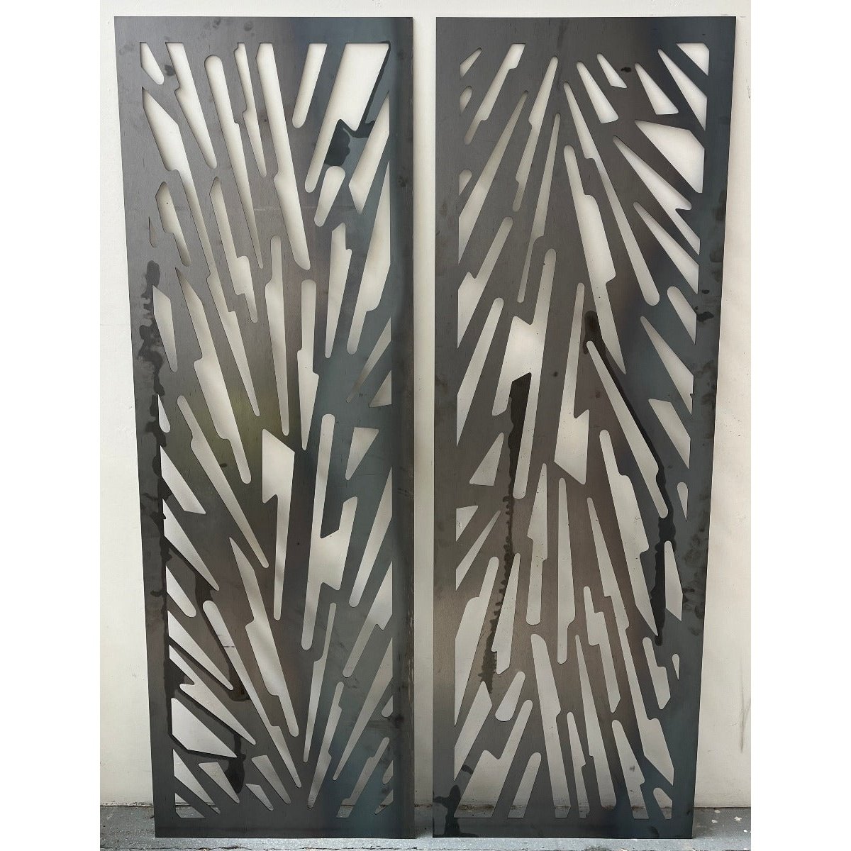 Laser Cut Privacy Screen - Random Shapes