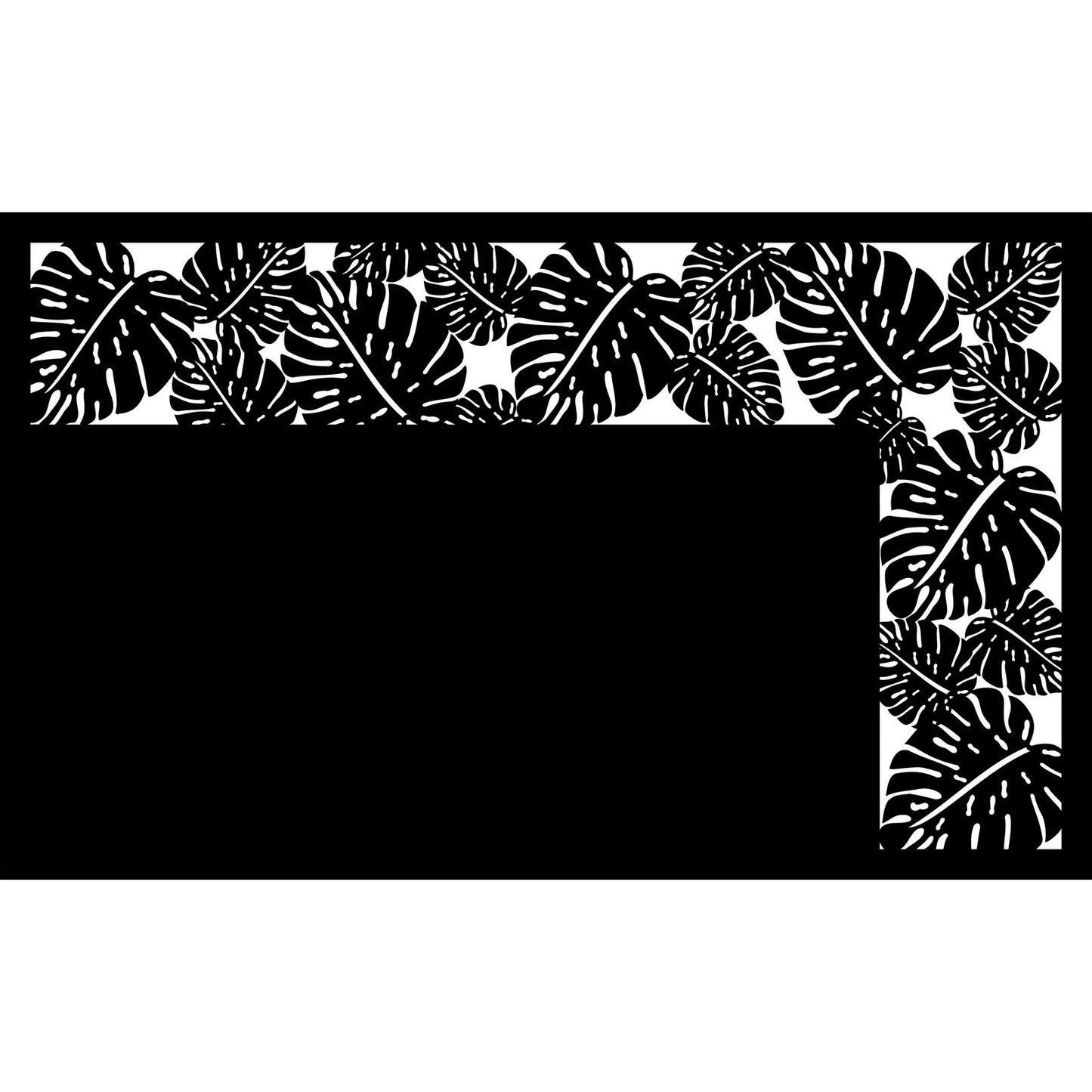 Balustrade Panel - Monstera