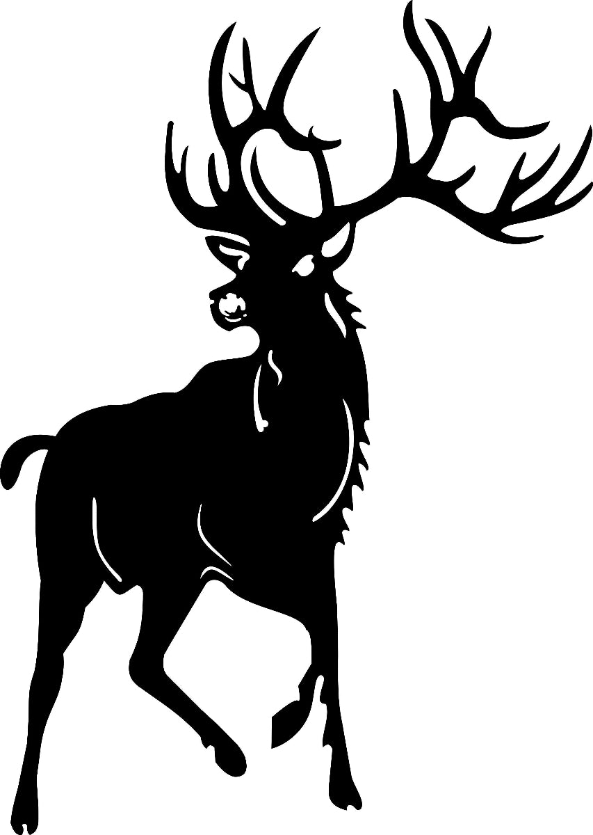 Red Stag Front On - Large Outdoor Wall Art