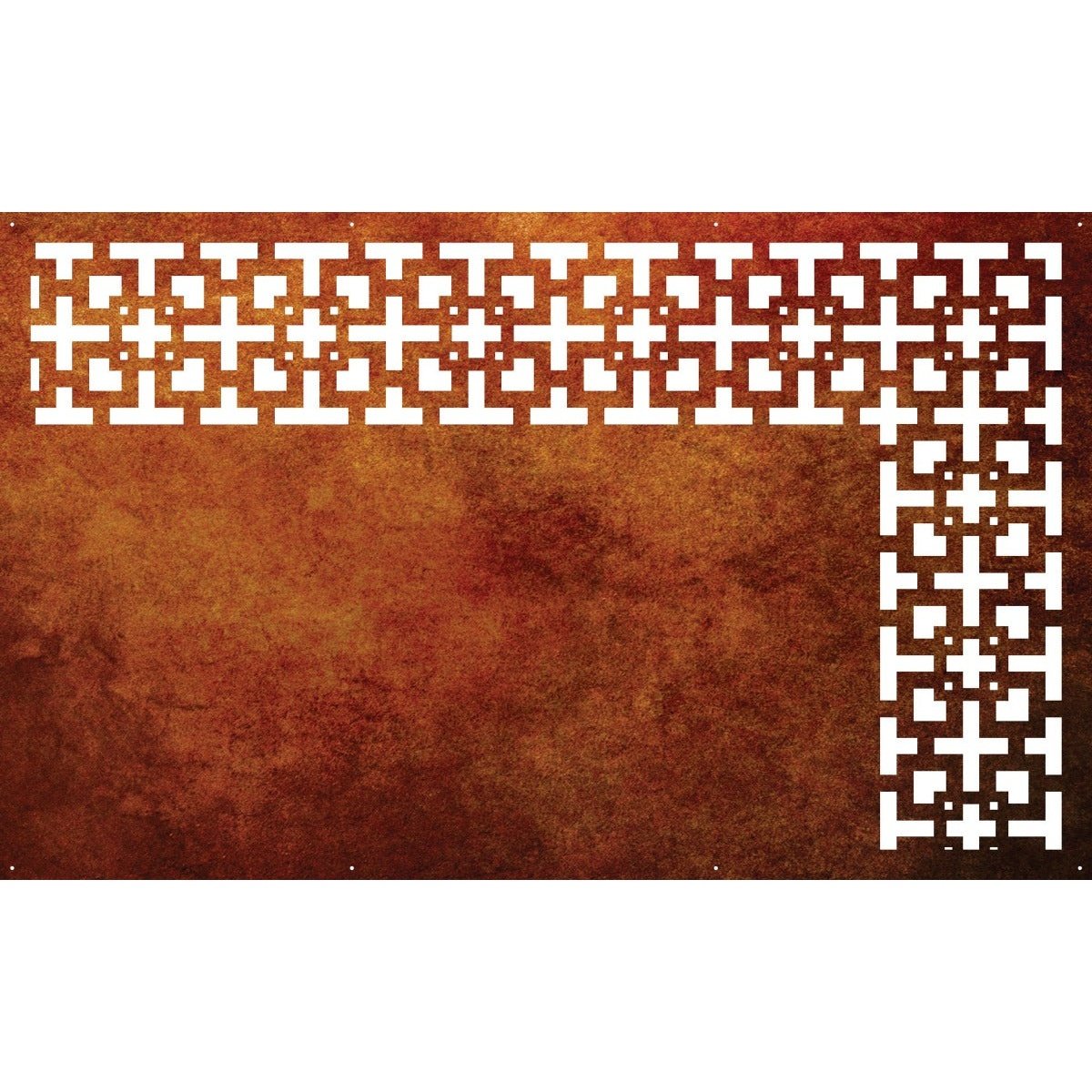 Decorative Balustrade Panel - Square in Square