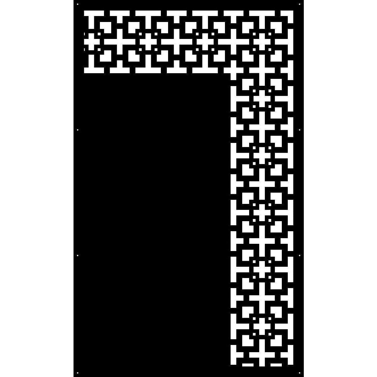 Combination Fence Panel - Square in Square