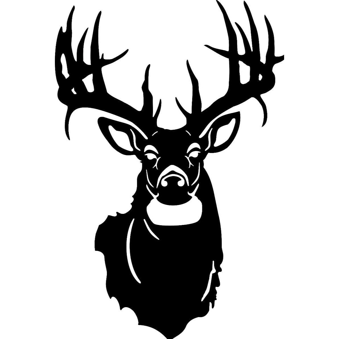 Stag Head - Large Metal Wall Art