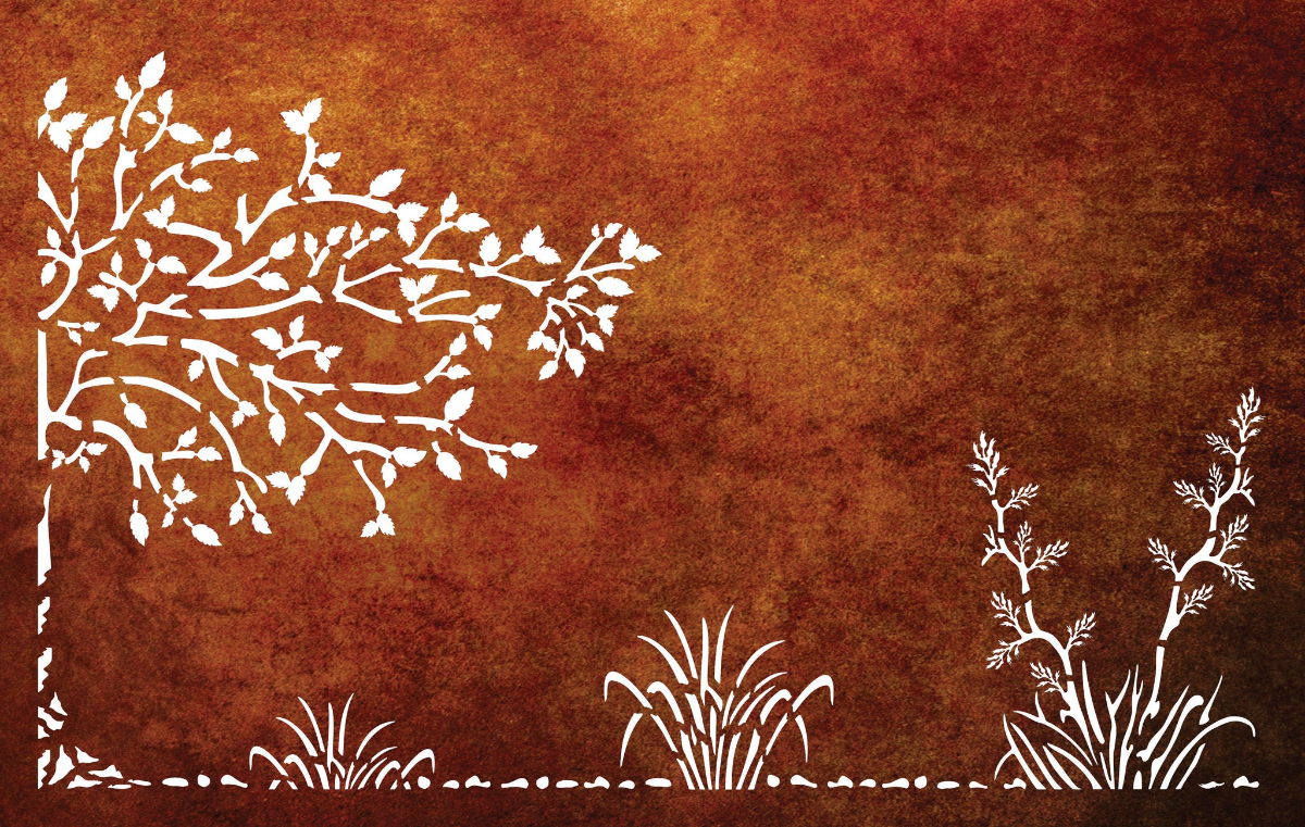 Tree with Toe Toe and Pukeko Metal Art - Set of 2 Balustrades