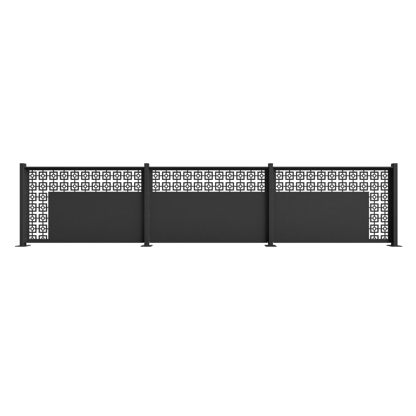 Vertical Square Trim Set Balustrade Design