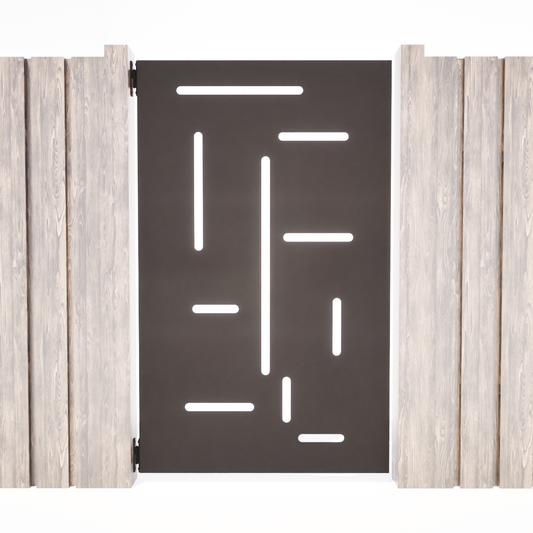 Garden Privacy Gates  - Vertical & Horizontal I Corten Steel or Powder Coated