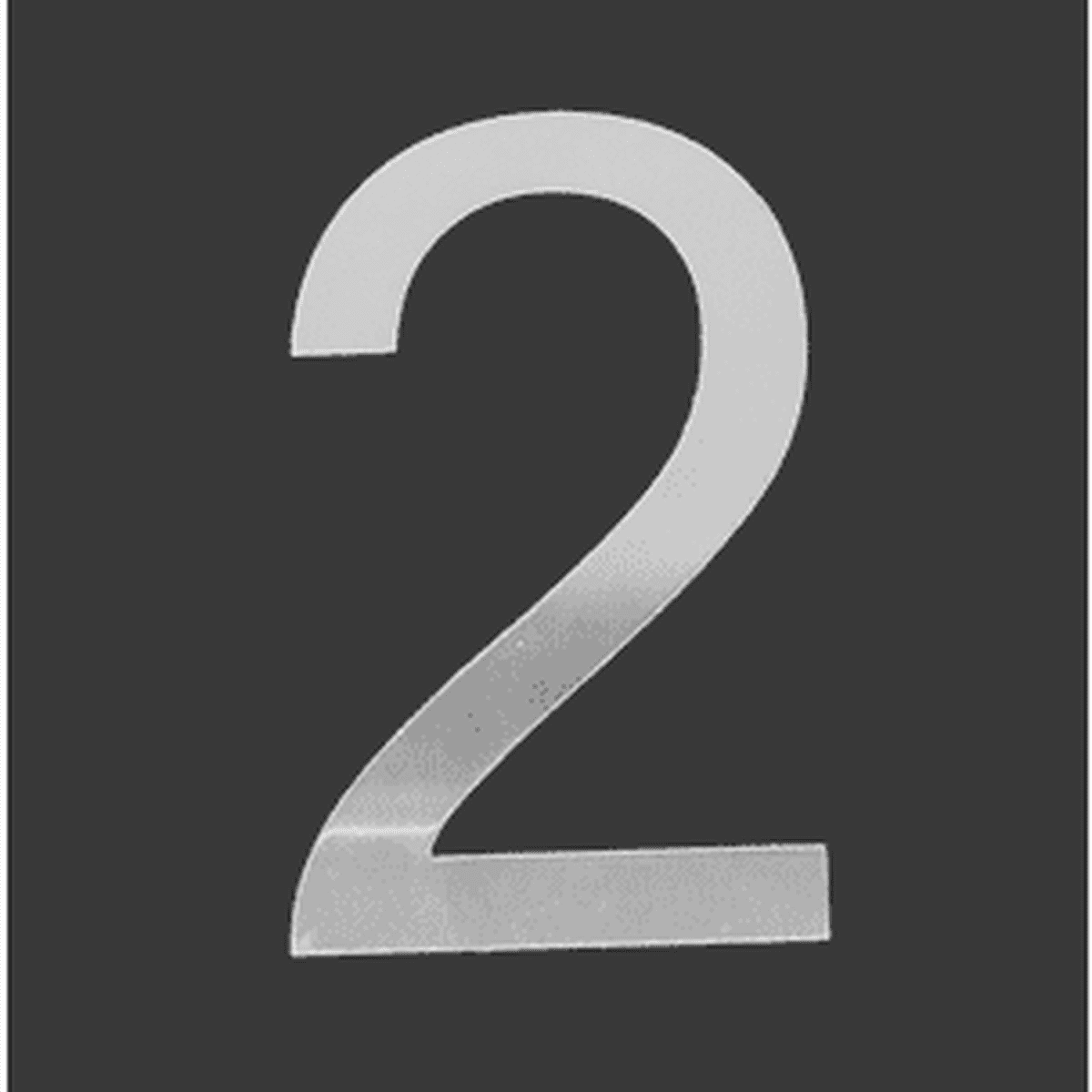 Stainless Steel House Numbers MS San Small (127mm)