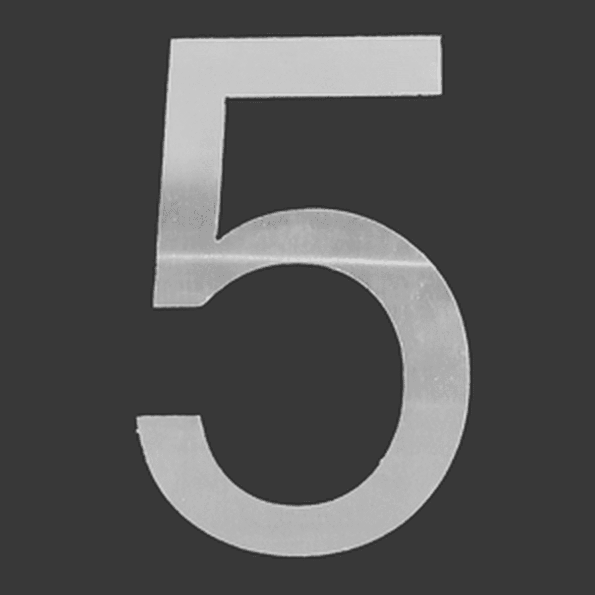Stainless Steel House Numbers MS San Small (127mm)