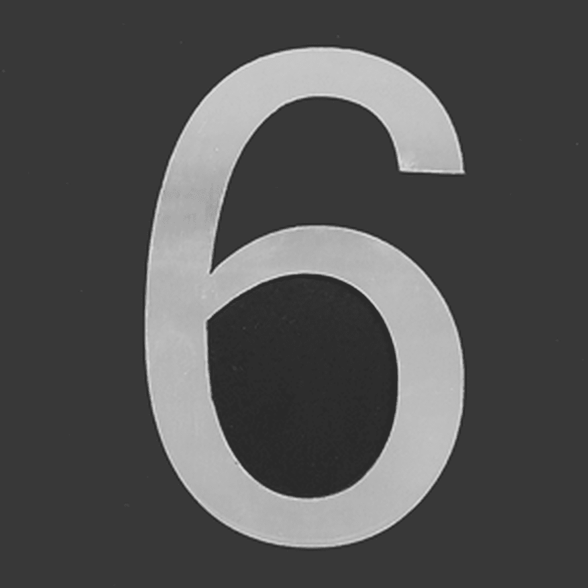Stainless Steel House Numbers MS San Small (127mm)
