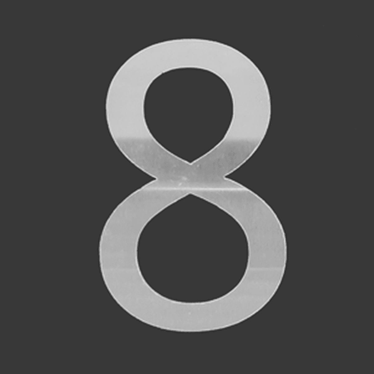 Stainless Steel House Numbers MS San Small (127mm)