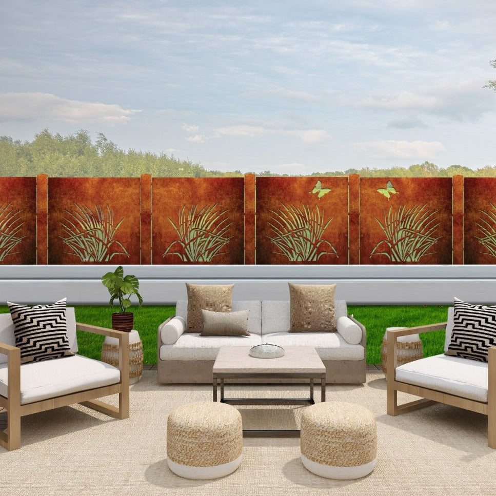 Flax Bush - Balustrade Panels (1135 x 1100 mm)