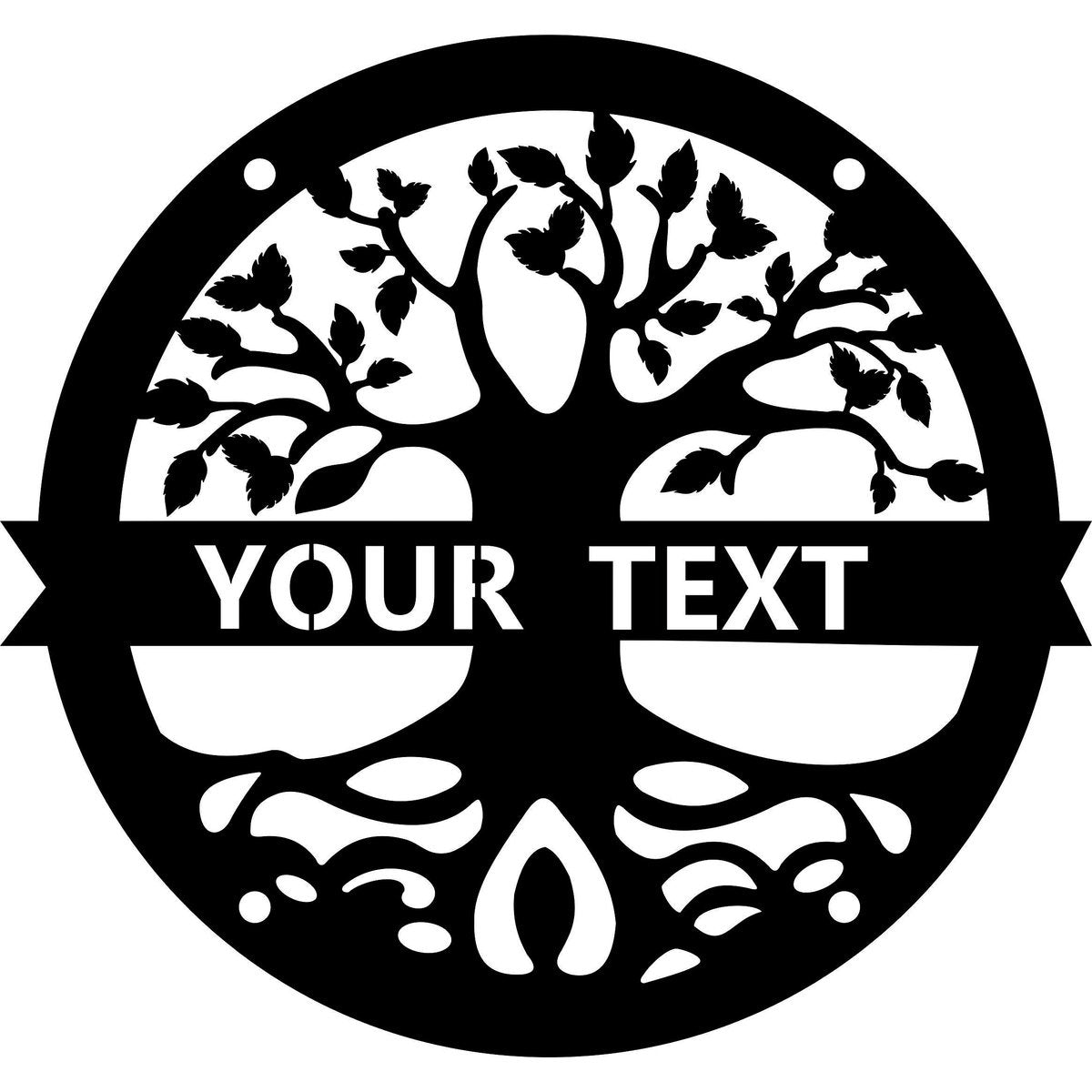 Family Tree - Address Plate & Monogram