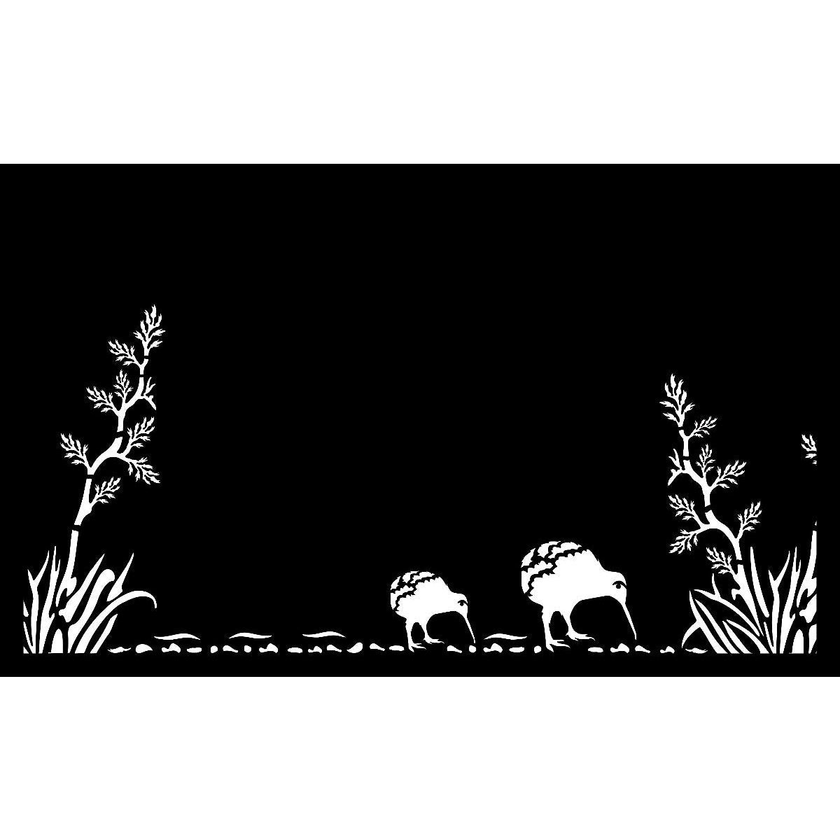 Flex With Kiwi - Kiwi Bush Canvas Collection of Balustrades ( 1800 x 1100 mm )