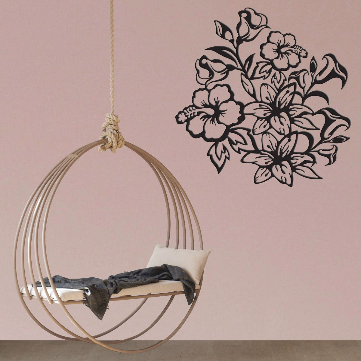 The Flower Bed  - Metal Art