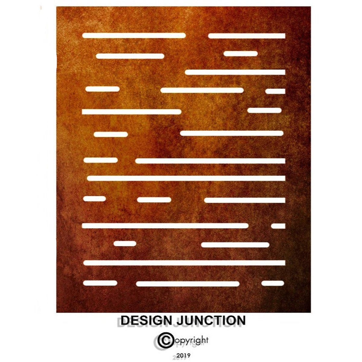 Garden Privacy Gate - Horizontal Lines