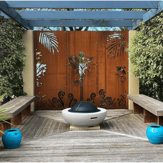 Privacy Screen  - Nikau Decorative Panel Set