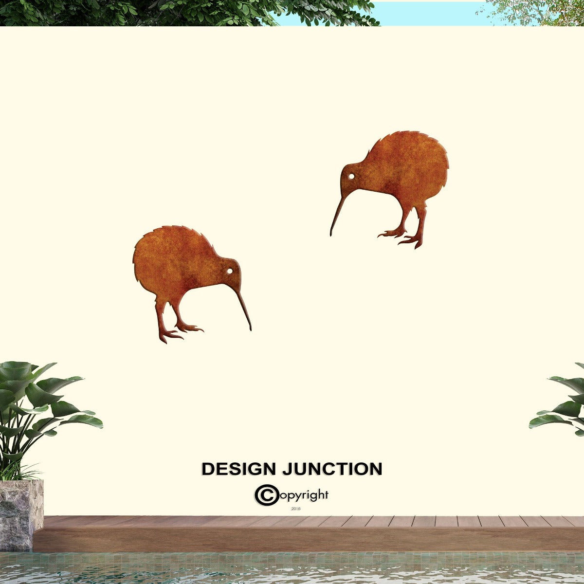 Metal Bird - The Kiwi Wall Art